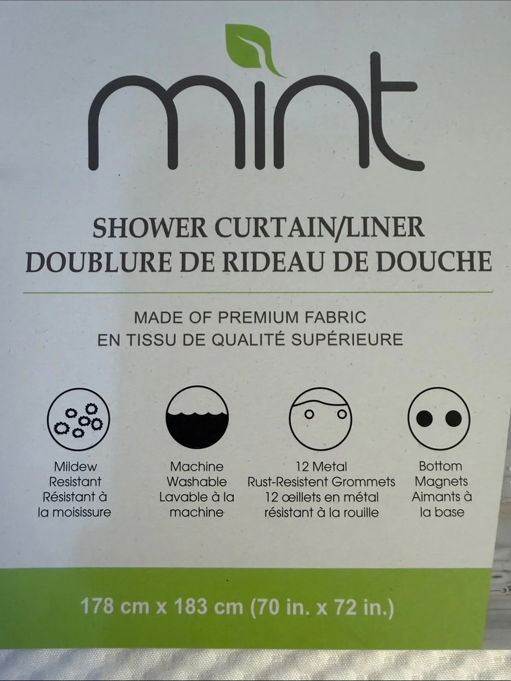 Mint brand shower